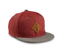 Soulbuddy Casquette Enfant - Casquette Unisexe Enfant - Casquette à Visière pour Garçons & Filles - Chapeau de Soleil Tendance pour Extérieur & Loisirs - Rouge foncé - Taille L