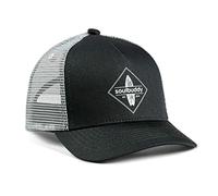 Soulbuddy Casquette Trucker pour Enfants - Cappy Réglable pour Garçons et Filles - Chapeau Basecap Estival - Respirant et Confortable - Taille Réglable, Noir et gris., L