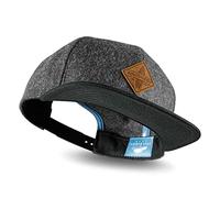 Soulbuddy Snapback Casquette de Baseball pour Homme ou Femme - Pratique et élégant - Unisexe - Réglable Individuellement - Taille Unique, Gris foncé