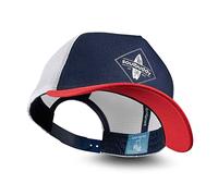 Soulbuddy Trucker Cap Hommes - Femmes - Basecap Hommes - Casquette Hommes - Baseball Caps Hommes - Outdoor - One Size - Unisexe - Bleu-Rouge