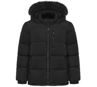 Soulcal 2 Zip Bubble Jacket Junior Noir 9-10 ans Male