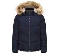 Soulcal 2 Zip Bubble Jacket Womens Marine 14 (42) Female