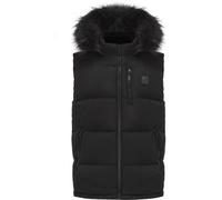 Soulcal 2 Zip Double Layered Sherpa Lined Hooded Gilet Noir M Male