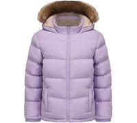 Soulcal 2 Zip Hooded Long Sleeve Short Puffer Jacket Violet 9-10 ans Female