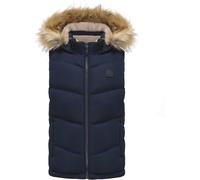 Soulcal 2Zip Detachable Hood Padded Gilet Marine 16 (44) Female