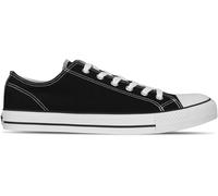 Soulcal Canvas Low Trainers Mens Noir 9.5 (44) Male