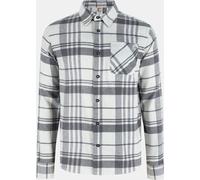 Soulcal Soul Check Long-Sleeve Patterned Shirt Blanc/Gris L Male