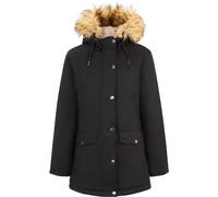 Soulcal Soul Classic Fleece Lined Hooded Long Sleeve Mid-Length Parka Noir 8 (36) Female