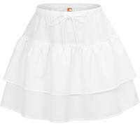 Soulcal Soul Linen Tiered Skirt Blanc 14 (42) Female
