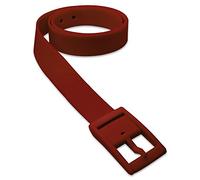 SoulCats 1 St Ceinture à la Mode en Silicone dans de Nombreuses Couleurs néon Unisexe Jaune Orange Bleu Rose, Couleur: Rouge foncé