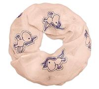 SoulCats Foulard Enfants Loop Licorne Coton Viscose Rose Scintillement