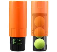 Soulchen Lot de 1 Pressuriseur de balle de tennis - Boîte de rangement pour balles de tennis pouvant contenir 3 balles de moins de 14 psi, articles réutilisables pour la rétention du rebond, léger et