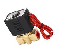 Soule d'électricité électrique normalement fermé de qualité industrielle en cuivre complet ouverture rapide et fermeture du type d'action directe pour l'eau d'air Gas de gaz (AC220V)