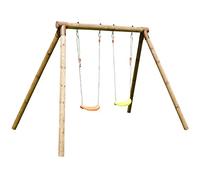 Portique en bois traité 2 agrès - Alizee