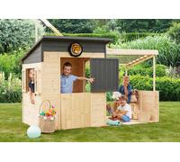 Soulet Maisonnette pour enfant en bois brut avec pergola - Santa Barbara - 5480