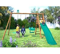 Soulet Portique toboggan bois Soulet : balançoires, balancelle - Narcisse - 505908