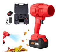 Souleur de collecteur de poussière - Défense de feuilles sans fil | Feuilles variables avec une batterie et un chargeur | Portable Super puissant Turbo Duster pour Grass Lawn ALLÉE PATION JARDIN Campi