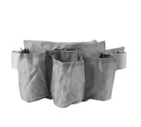 Souleur d'outils électricien Polie imperméable Oxford tissu polyvalent 3 Pocket Organizer Sac utilitaire Pack (Gris)