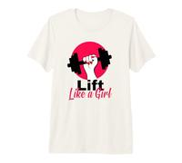 Soulevez comme Une Fille pour la Gymnastique T-Shirt Haut de Gamme
