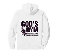 Soulevez des Objets Lourds, priez Fort, Faites de la Gymnastique chrétienne et priez Fort Sweat à Capuche