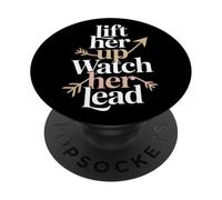 Soulevez-la, Regardez-la diriger, émancipation des Femmes, égalité des Femmes PopSockets PopGrip Adhésif