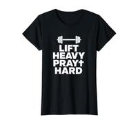 Soulevez Le Poids, priez Fort pour Une Motivation chrétienne T-Shirt Graphique avec Valeur