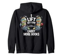 Soulevez pour Que Je puisse Transporter Plus de Livres, Lire, Faire de l'exercice pour Les Amoureux de la Lecture Sweat à Capuche