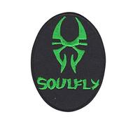 Soulfly Metal Band_1 Écusson Patch en fer brodé sur accessoire