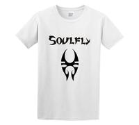 Soulfly Nerd Men's Fashion T-Shirt White L
