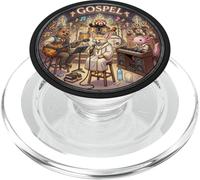 Soulful Chœur Gospel Musique Axolotl Quocka prêcher dans l'église PopSockets PopGrip pour MagSafe