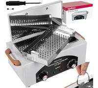 Soulima Stérilisateur à Air Chaud Professionnel pour Outils Jusqu'à 220°C Minuterie LED - Acier Inoxydable - Equipé d'une Minuterie - Idéal pour Les Cosmétiques, Les Salons de Coiffure 22938