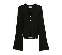 Soulland, Femme, Pulls, Noir, Taille: 36/38 FR Kiki polo jumper