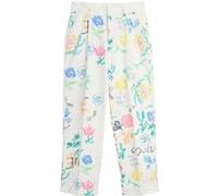 Soulland Ula Pants White Aop Taille: XXS/XS | Pantalons de costume Outlet | Unisex | Blanche