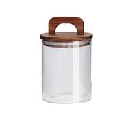 soulnioi Bocal à thé en verre scellé de grande capacité de qualité alimentaire, pot à sucre, pot de rangement rond en verre 28117 (800 ml)