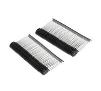 Soulnioi Lot de 500 attaches rondes en plastique pour étiquettes de vêtements - Noir - 45 mm