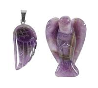 Soulnioi Ornement en cristal en améthyste 3,8 cm