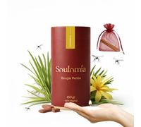 Soulomia Bougie Perlée Citronnelle Anti-Moustique 450 g