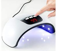 SoulQ Lampe à ongles UV LED Alimentation USB 45 W Intelligent Induction Nail Sèche-ongles Affichage LCD Lampe à ongles avec 3 Minuterie Outils professionnels Nail Art pour vernis gel