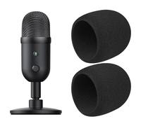 SOULWIT 2 Pièces Anti-Pop pour Razer Seiren V2 X - Noir