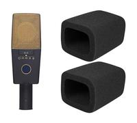 SOULWIT 2 Pièces Filtres Anti-Pop pour AKG C414 XLII/XLS Microphone | Cache-micro pour AKG Pro Audio C414 XL(II/S) Condenser Microphones