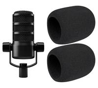 SOULWIT 2 Pièces Filtres Anti-Pop pour RØDE (Rode) PodMic - Noir