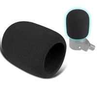 SOULWIT 2 Pieces Micro Pop Filter pour Rode PodMic Cardioid Dynamic Broadcast Casques, Protecteur Microphone Mousse Couvre Pare-Brise