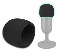 SOULWIT 2 Pieces Microphones Pop Filter pour Razer Seiren V2 X USB Condenser Casques, Protecteur Microphone Mousse Couvre Pare-Brise