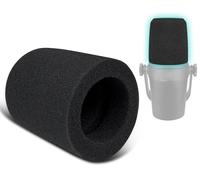 SOULWIT 2 Pieces Microphones Pop Filter pour Shure MV7/MV7X, Protecteur Microphone Mousse Couvre Pare-Brise