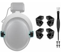 SOULWIT 4 Pieces Bandeau Charnière Pivot Rotation Articulation Pièces de Rechange pour HyperX Cloud/Cloud 2 Wired/CloudX/Cloud Core/Cloud 2 Core, Casques d'écoute Support de Fixation Accessoires