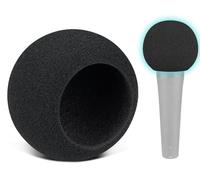 SOULWIT 4 Pieces Microphones Pop Filter pour Shure SM48/PGA48/PGA58, Protecteur Microphone Mousse Couvre Pare-Brise
