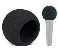 SOULWIT 4 Pieces Microphones Pop Filter pour Shure SM58/SM58 Pro/Beta 58A, Protecteur Microphone Mousse Couvre Pare-Brise