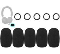 SOULWIT 5 Pièces Cache-Micro pour Jabra Casques - Noir | pour Jabra Biz/Pro/Engage/Evolve/Evolve2 Séries