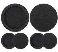 SOULWIT 6 Pièces Coussinets de Remplacement pour Microsoft Xbox One Chat, PowerA Chat Casques, Coussinets d’Oreilles en Mousse Doux et Durables avec Mousse Haute Densité