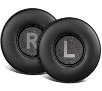 SOULWIT 70mm Mousse Coussin Coussinets pour Jabra Move/Elite 25h sans Fil Supra-auriculaire Casque, Coussinets en Cuir Protéique Plus Doux, Mousse Isolante Haute Densité Contre Le Bruit